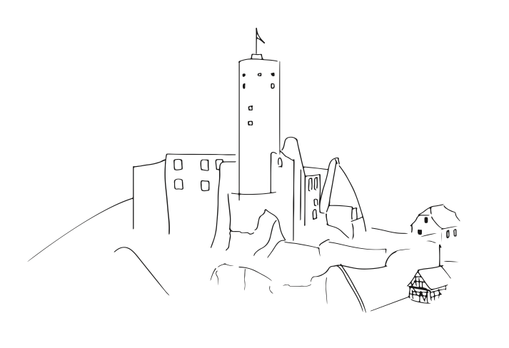 Burg Eppstein – Illustration