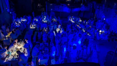 einfach magisch - viele Tische waren auch beleuchtet